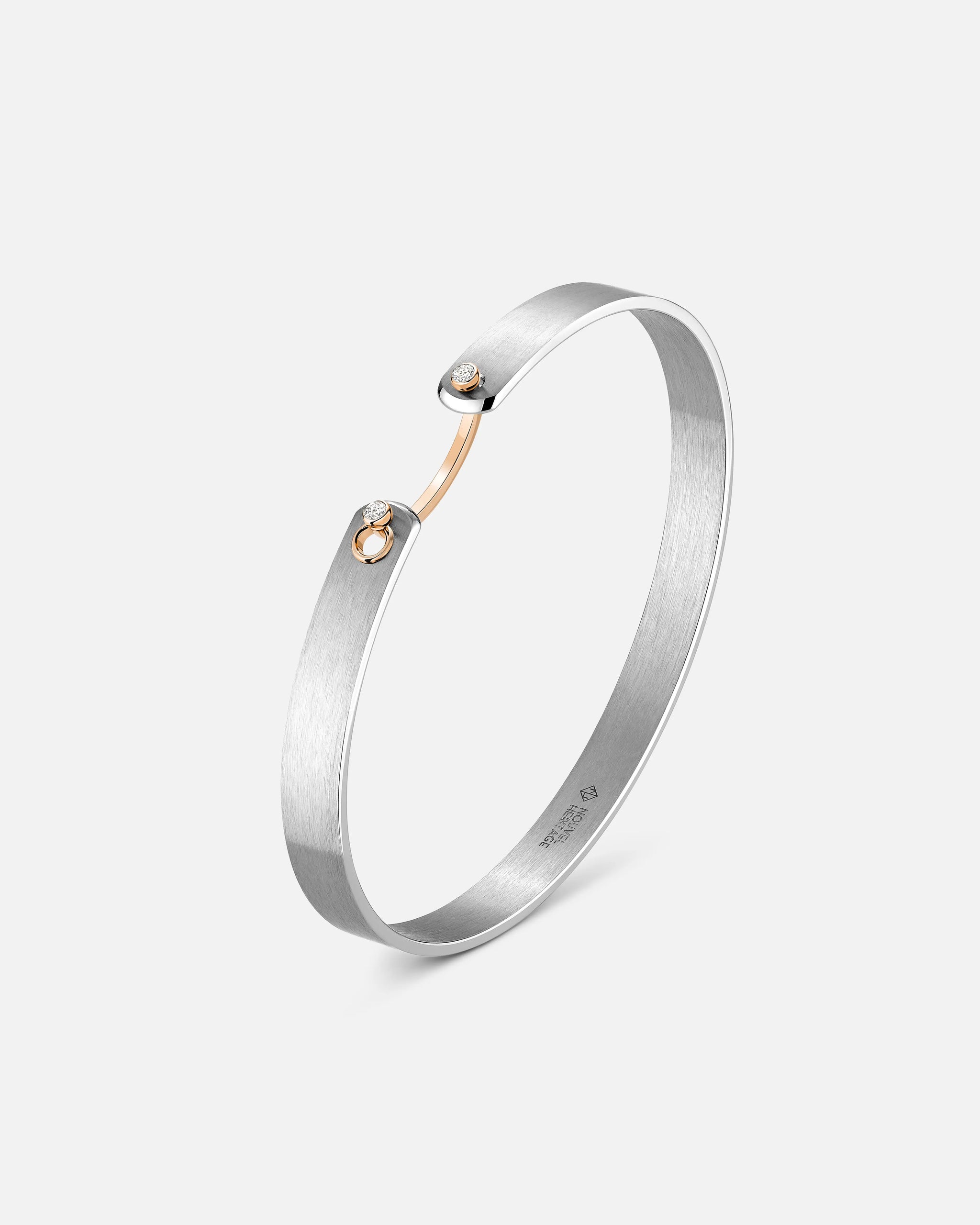 Paris From The Sky GM Mood Bangle in Rose Gold - 1 - Nouvel Heritage