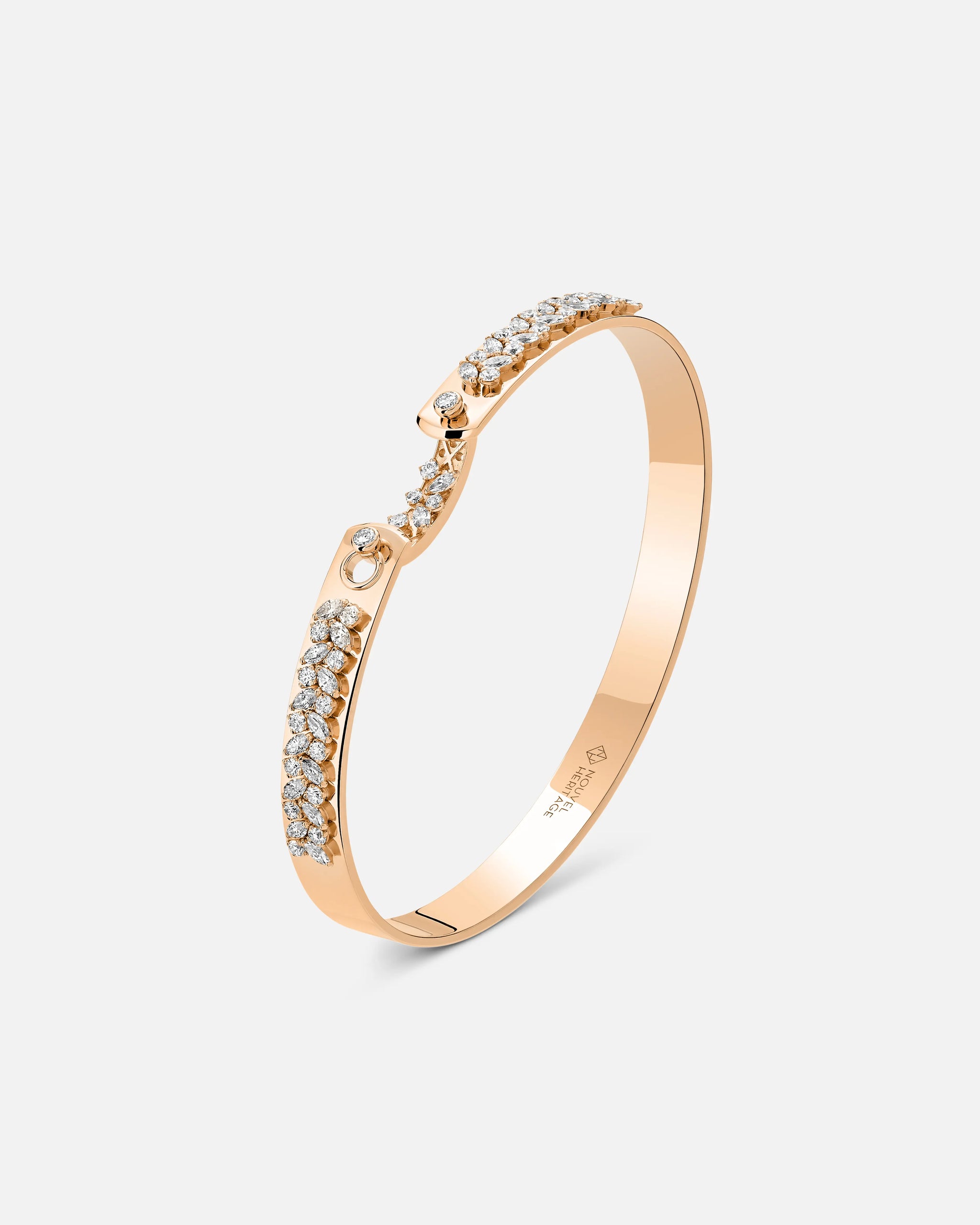 Soirée Mood Bangle in Rose Gold - 1 - Nouvel Heritage