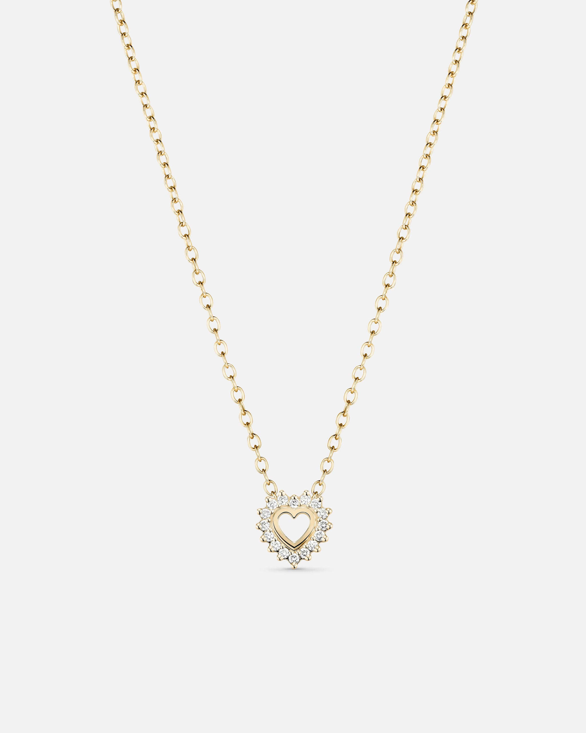 Medium Love Pendant in Yellow Gold - 1 - Nouvel Heritage