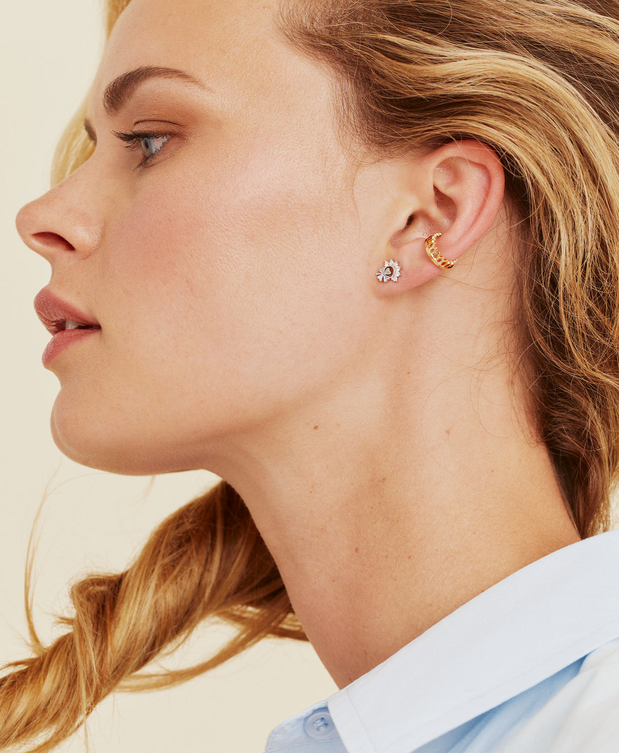 Luck Studs: Discover Luxury Fine Jewelry | Nouvel Heritage || White Gold