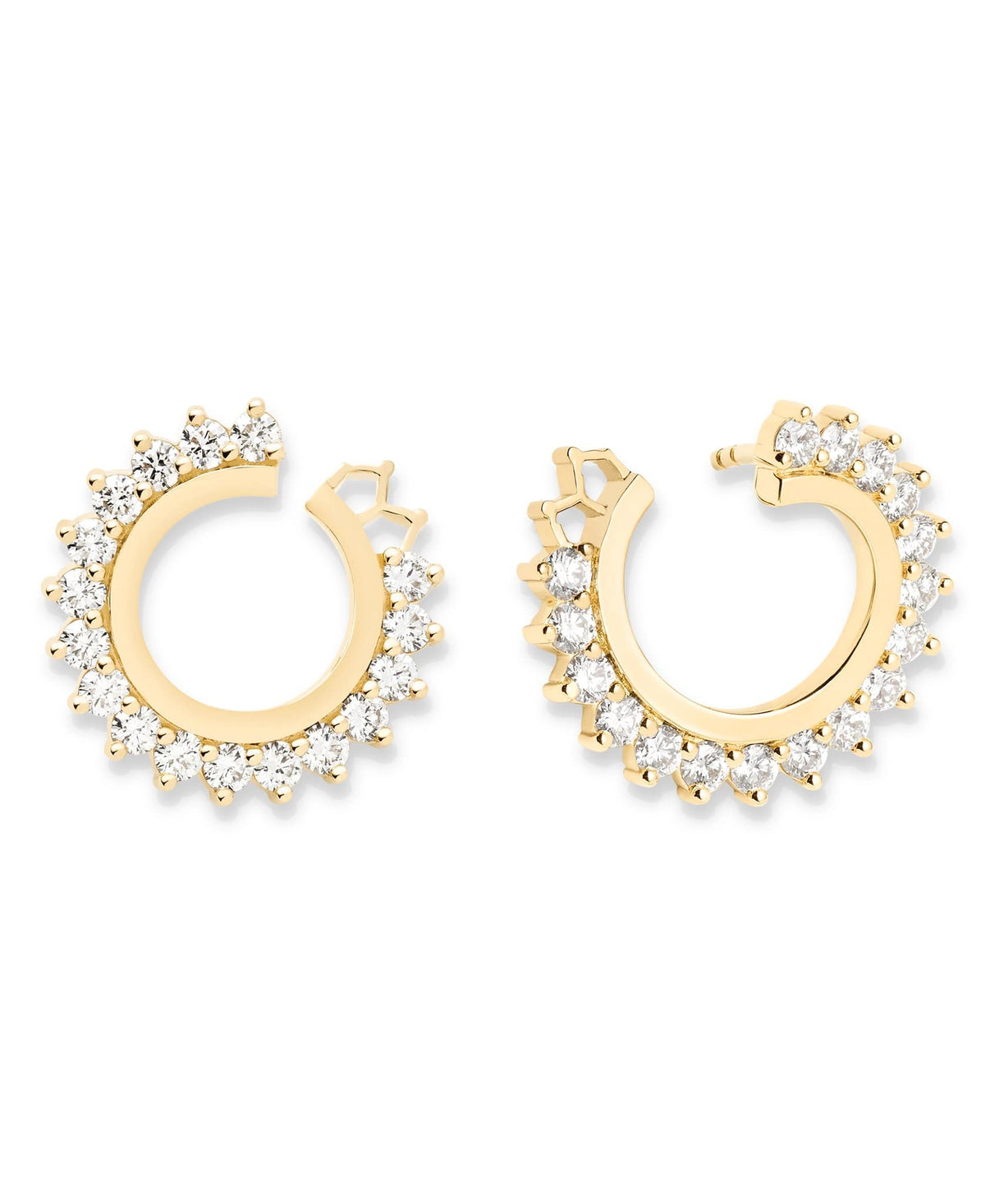 Diamond Earrings: Discover Luxury Fine Jewelry | Nouvel Heritage || Yellow Gold