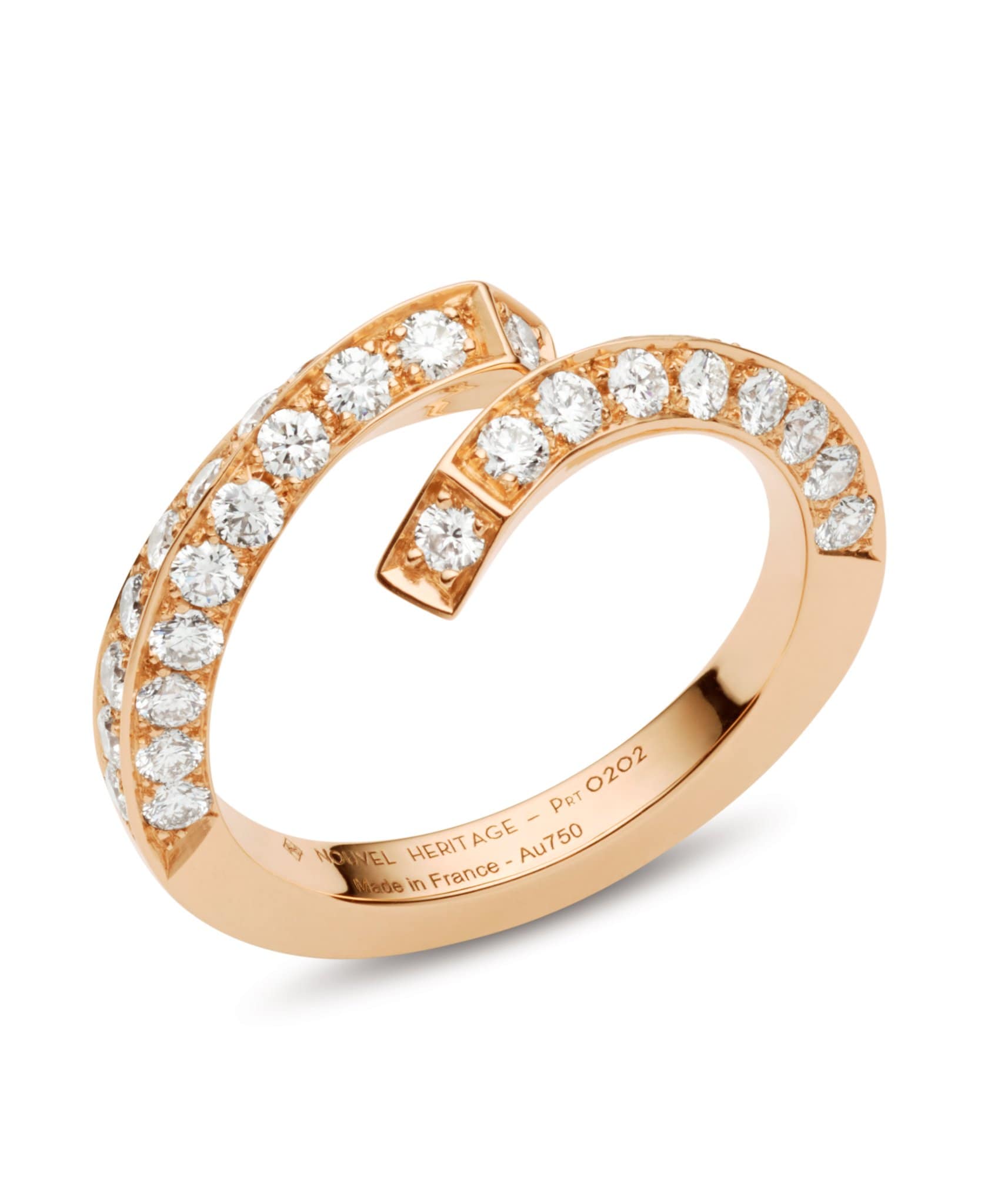 Diamond Thread Ring: Discover Luxury Fine Jewelry | Nouvel Heritage || Rose Gold