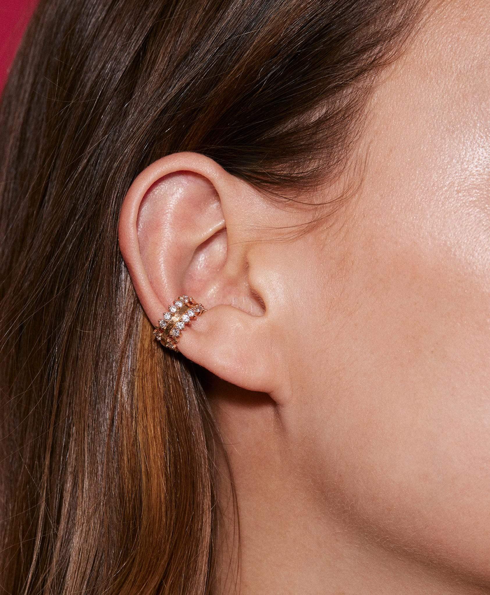 Double Full Diamond Ear Cuff: Discover Luxury Fine Jewelry | Nouvel Heritage