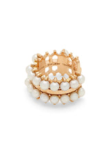 Double Pearl Ear Cuff: Discover Luxury Fine Jewelry | Nouvel Heritage || Rose Gold
