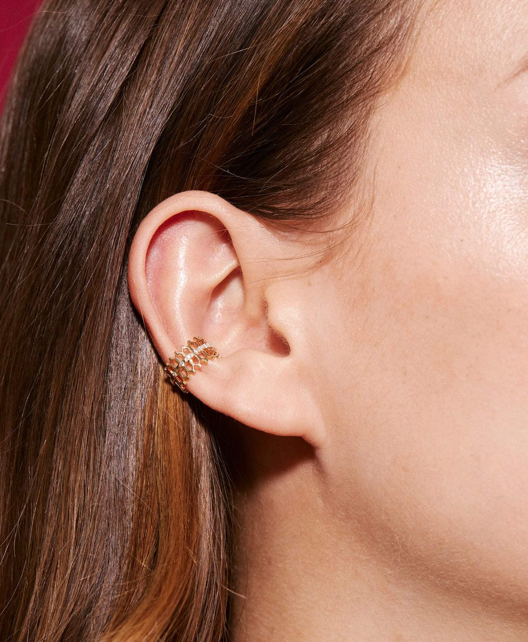 Double Some Diamond Ear Cuff: Discover Luxury Fine Jewelry | Nouvel Heritage