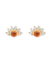 Garnet Studs: Discover Luxury Fine Jewelry | Nouvel Heritage || Rose Gold