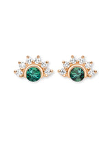 Green Tourmaline Studs: Discover Luxury Fine Jewelry | Nouvel Heritage || Rose Gold