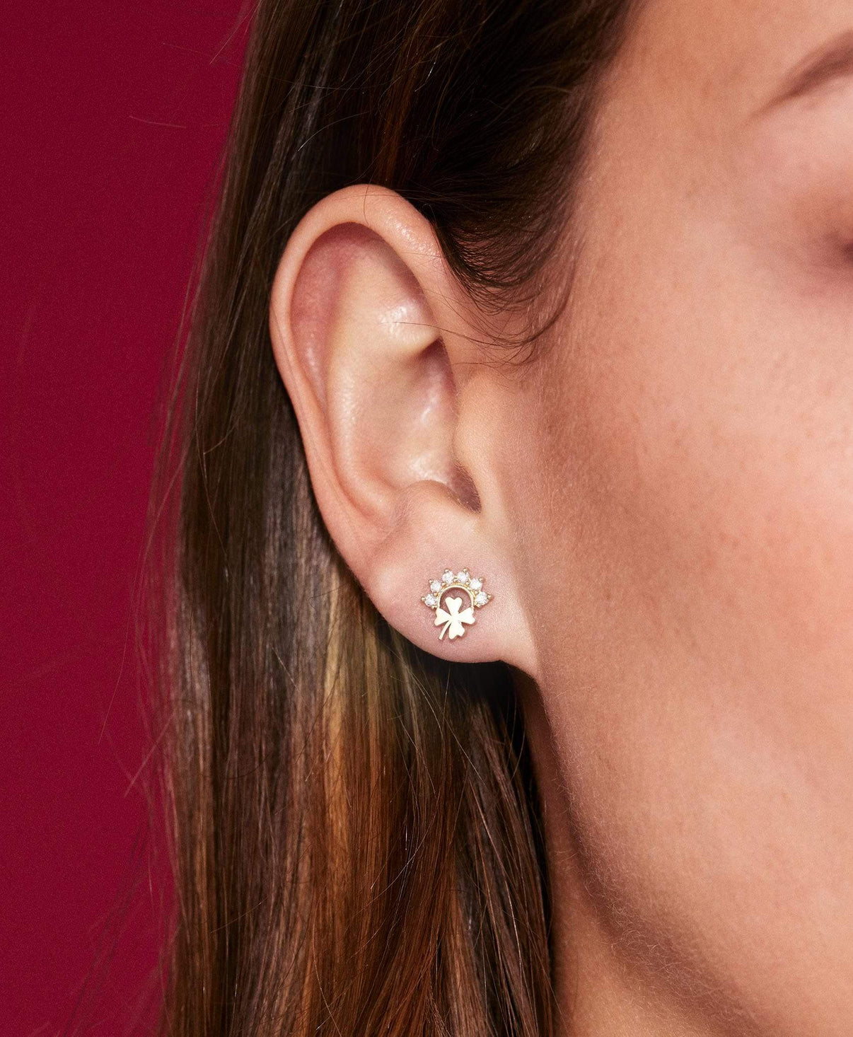 Luck Studs: Discover Luxury Fine Jewelry | Nouvel Heritage || White Gold