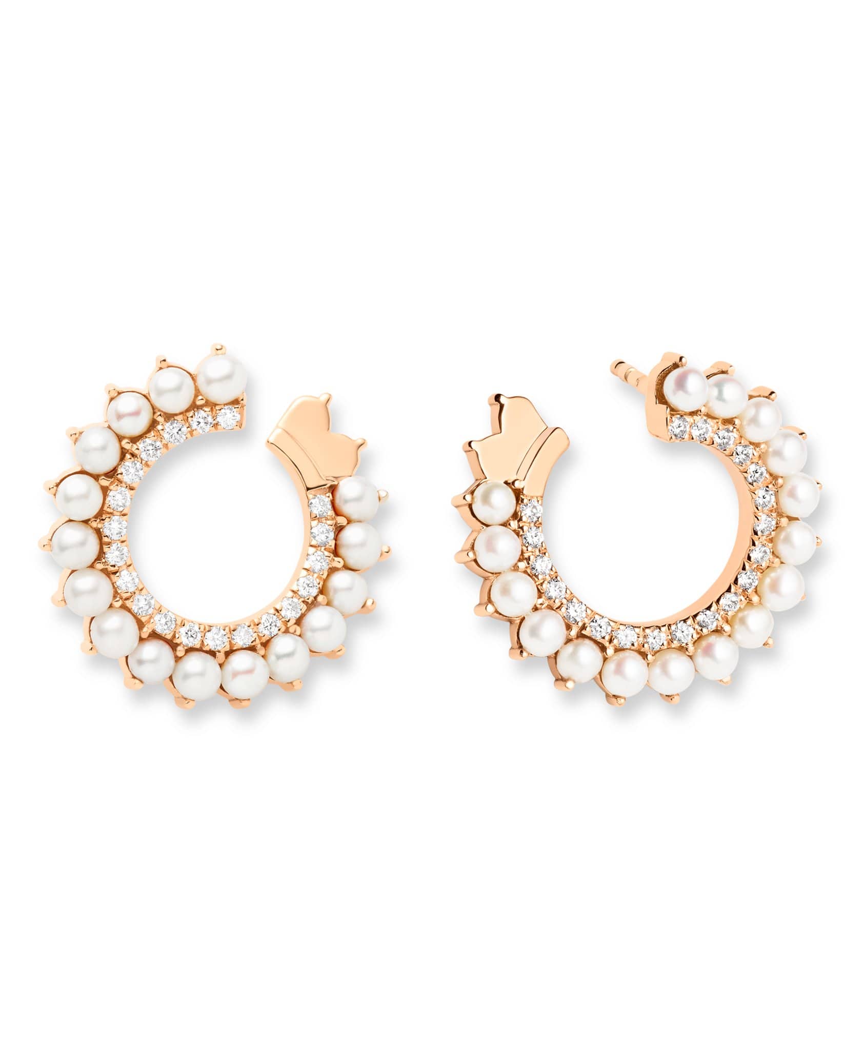 Pearl Earrings: Discover Luxury Fine Jewelry | Nouvel Heritage || Rose Gold