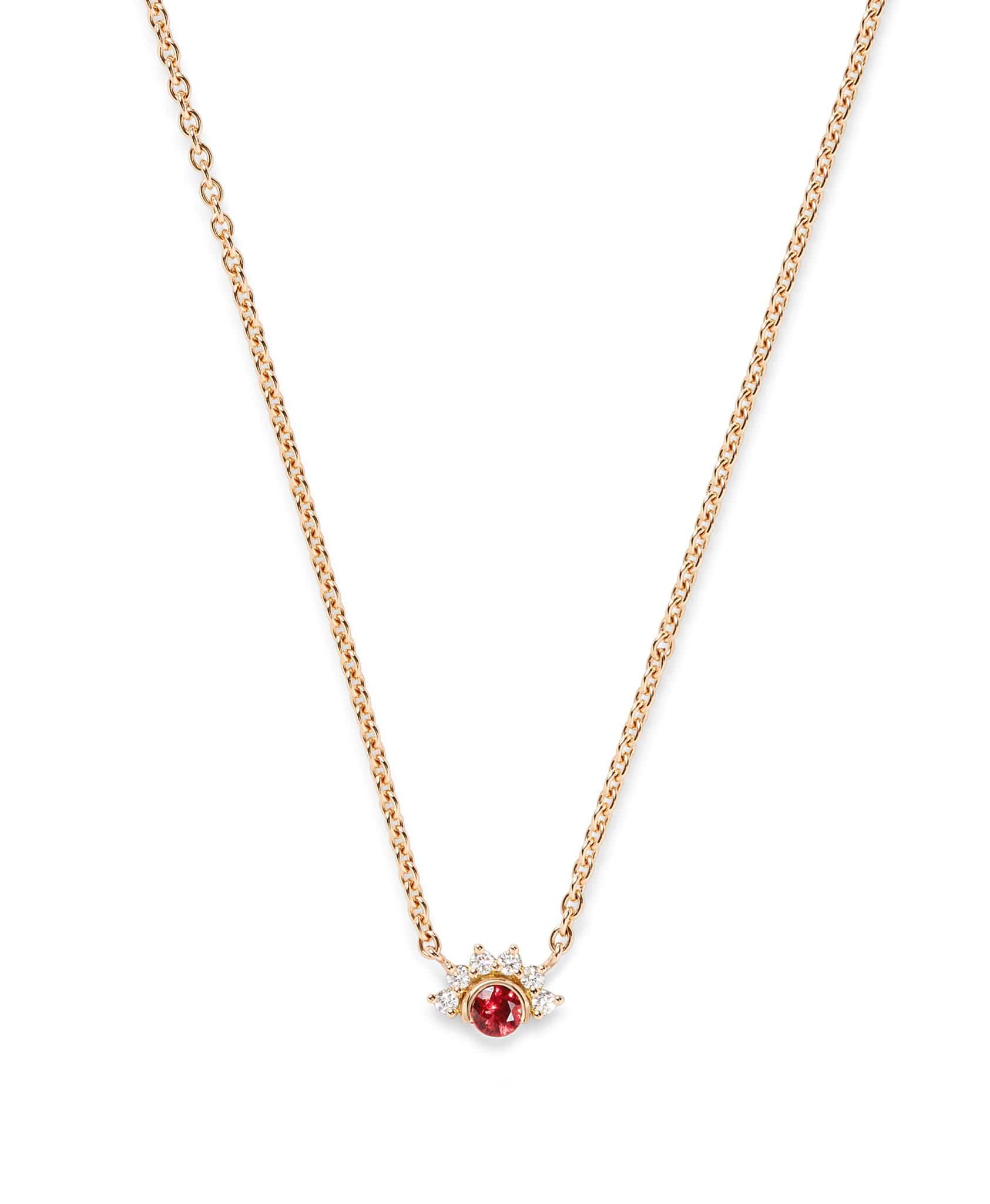 Red Spinel Pendant: Discover Luxury Fine Jewelry | Nouvel Heritage || Yellow Gold
