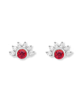 Red Spinel Studs: Discover Luxury Fine Jewelry | Nouvel Heritage || White Gold