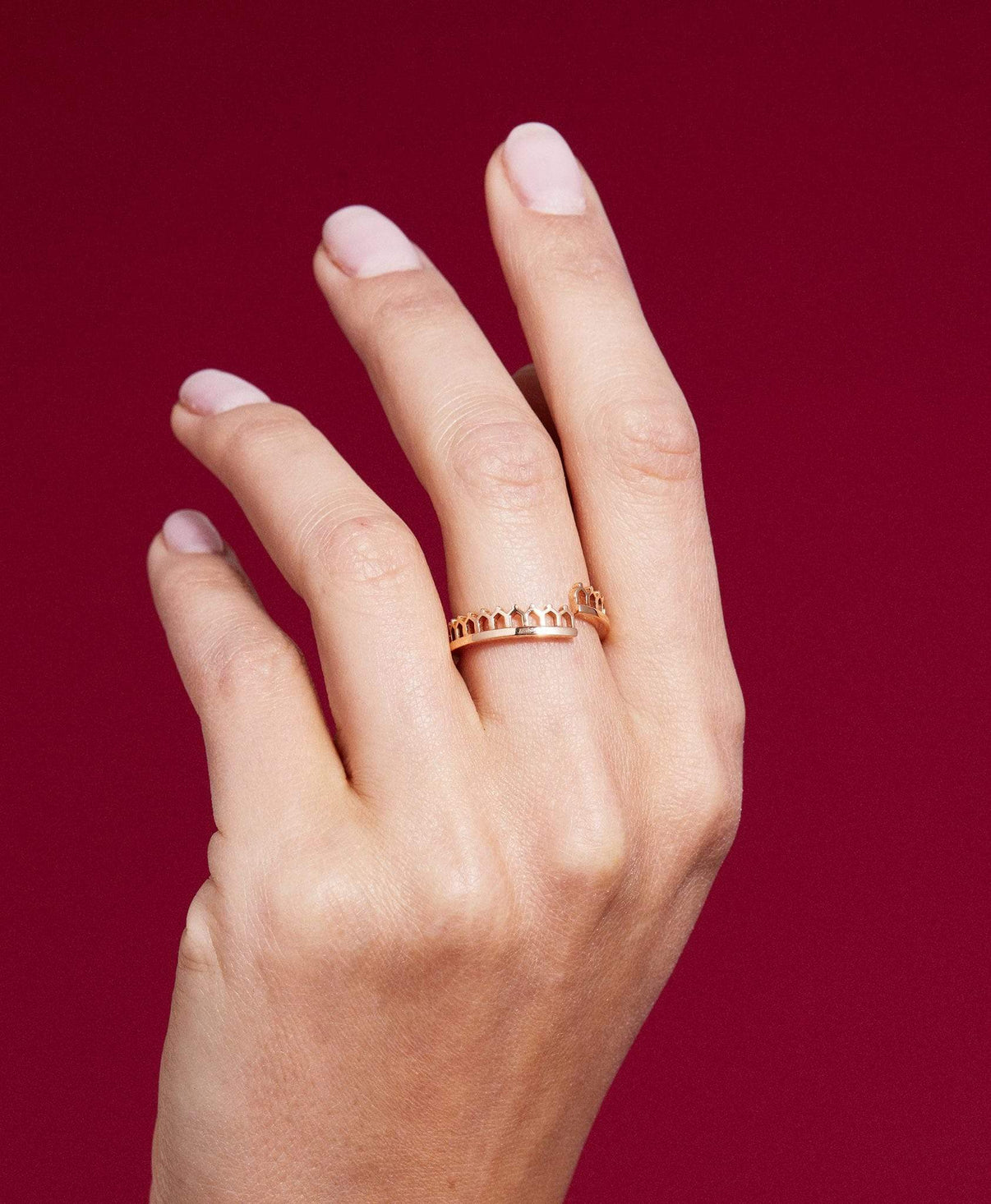 Simple Lace Gold Ring: Discover Luxury Fine Jewelry | Nouvel Heritage || Yellow Gold