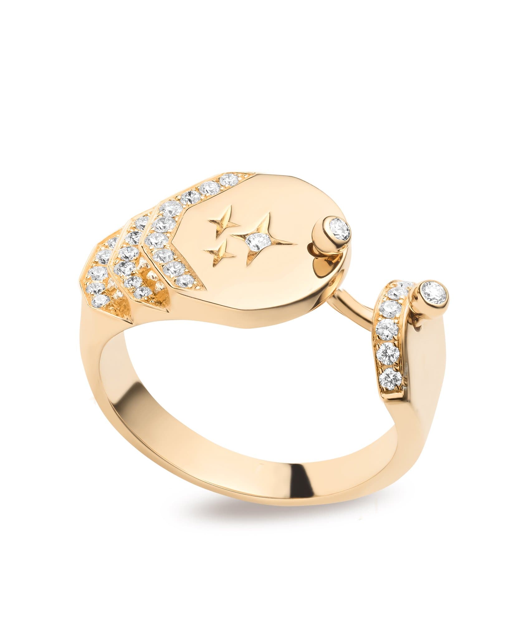 Sparkles Diamond Ring: Discover Luxury Fine Jewelry | Nouvel Heritage || Yellow Gold